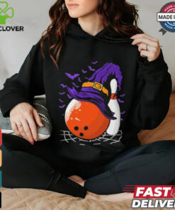 Bowling Ball Witch Hat Halloween Shirt