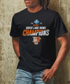 Bowling Green Falcons 2023 Quick Lane Bowl Champions Logo T Shirt