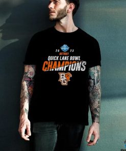 Bowling Green Falcons 2023 Quick Lane Bowl Champions Logo T Shirt