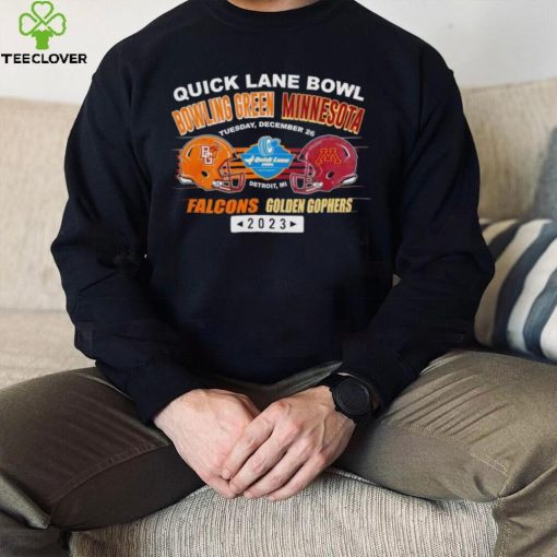 Bowling Green Falcons vs Minnesota Golden Gophers Quick Lane Bowl Game 2023 shirt