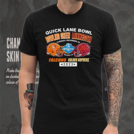 Bowling Green Falcons vs Minnesota Golden Gophers Quick Lane Bowl Game 2023 shirt