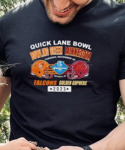 Bowling Green Falcons vs Minnesota Golden Gophers Quick Lane Bowl Game 2023 shirt