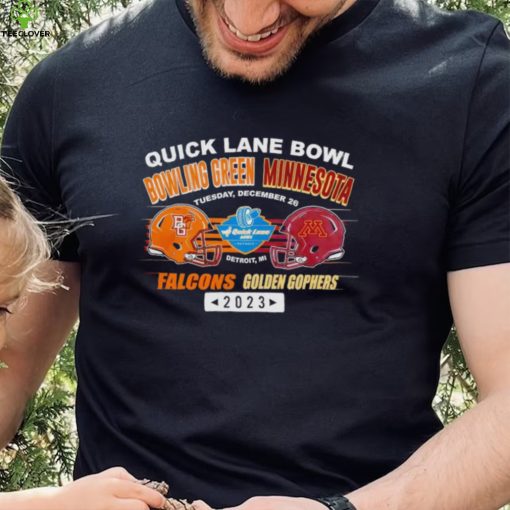 Bowling Green Falcons vs Minnesota Golden Gophers Quick Lane Bowl Game 2023 shirt
