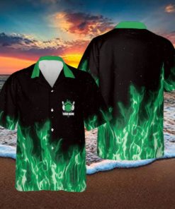 Bowling Green Flame Magic Fire Personalized Hawaiian Shirt