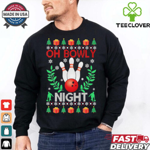 Bowling Oh Bowly Night Christmas shirt