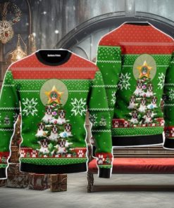 Boxer Pine Christmas Unisex Ugly Sweater