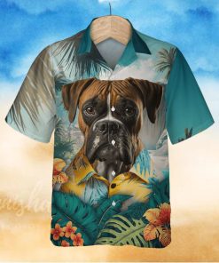 Boxer Vigor 3D Hawaiian Shirt Standing Tall In Tropical Arenas