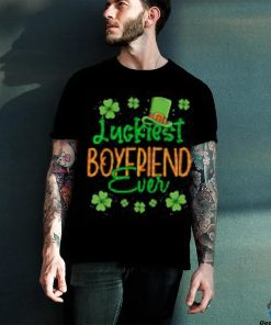 Boy St Patrick Day Luckiest Boyfriend Ever St Patricks Day Classic T Shirt