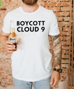 Boycott Cloud 9 logo shirt