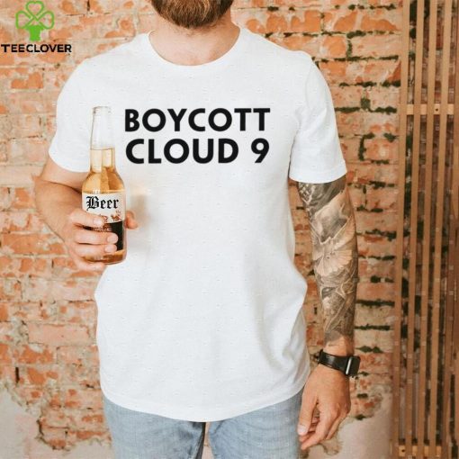 Boycott Cloud 9 logo shirt