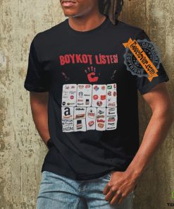 Boykot listesi logo shirt