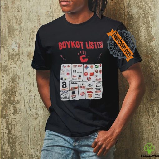 Boykot listesi logo shirt