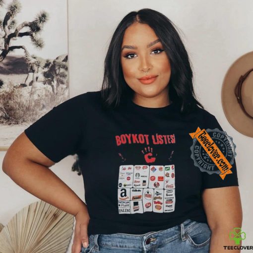 Boykot listesi logo shirt