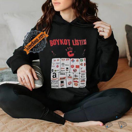 Boykot listesi logo shirt