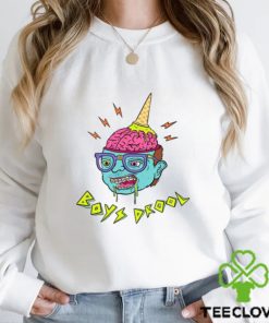 Boys Drool Ice Cream Brain T Shirt