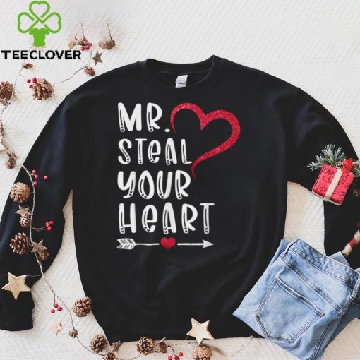 Boys Valentine Shirt Mr Steal Your Heart For Boys Men Gifts T Shirt