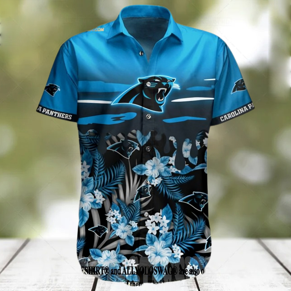 Carolina Panthers All Over Print Hawaiian Shirt Carolina Panthers All Over Print Hawaiian Shirt