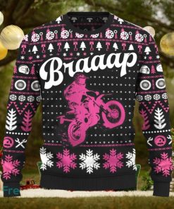 Braaap CRF250L Ugly Christmas Sweater New Pattern Motorcross Holidays Gift Fans