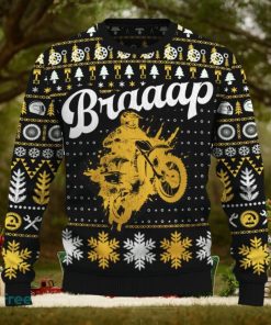 Braaap CRF450R Knitted Christmas Sweater Gift For Fans Holidays Familys
