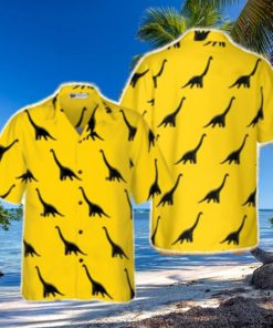 Brachiosaurus Dinosaur Hawaiian Shirt