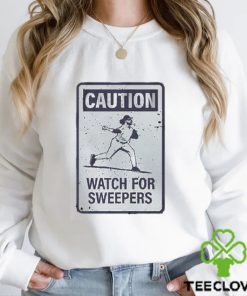 Brad Hand Caution Watch For Sweepers T shirt