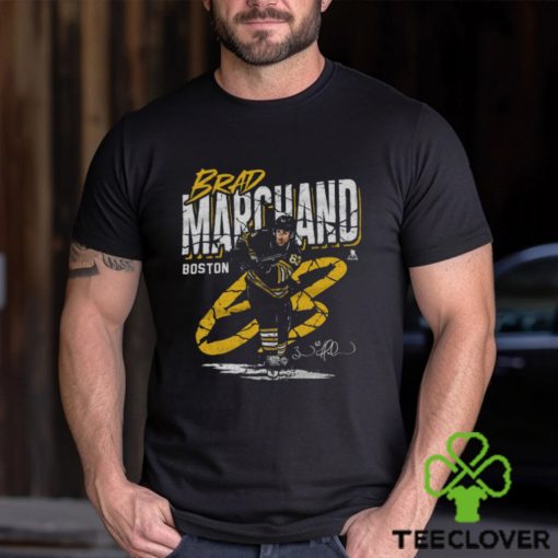 Brad Marchand Boston Crack WHT SHIRT