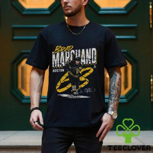 Brad Marchand Boston Crack WHT SHIRT