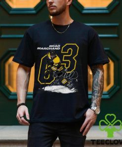 Brad Marchand Offset Y WHT SHIRT