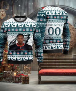 Braeden Daniels Philadelphia Eagles Personalized Sweaters