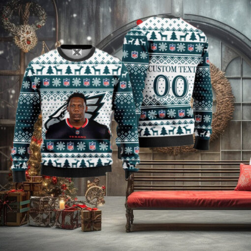 Braeden Daniels Philadelphia Eagles Personalized Sweaters