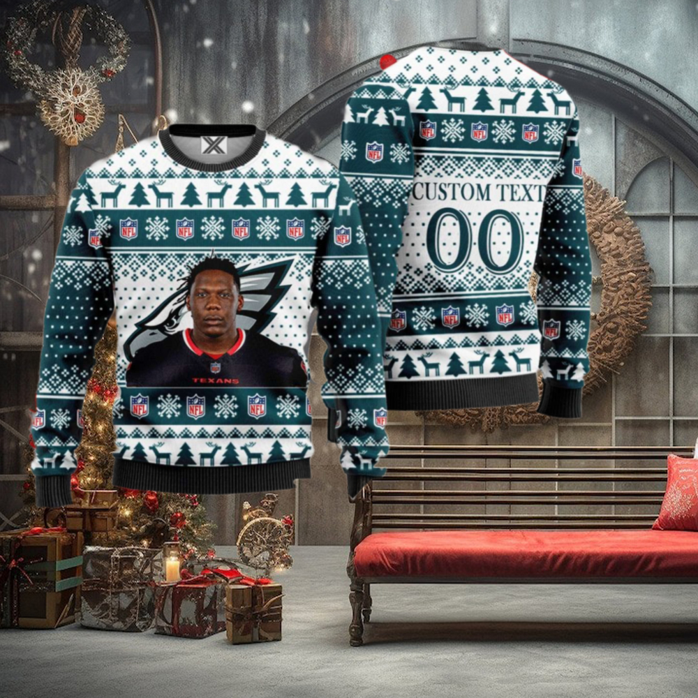 Braeden Daniels Philadelphia Eagles Personalized Sweaters Braeden Daniels Philadelphia Eagles Personalized Sweaters