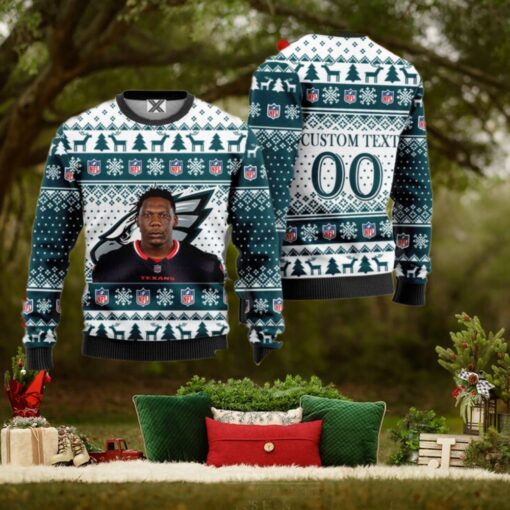 Braeden Daniels Philadelphia Eagles Personalized Sweaters