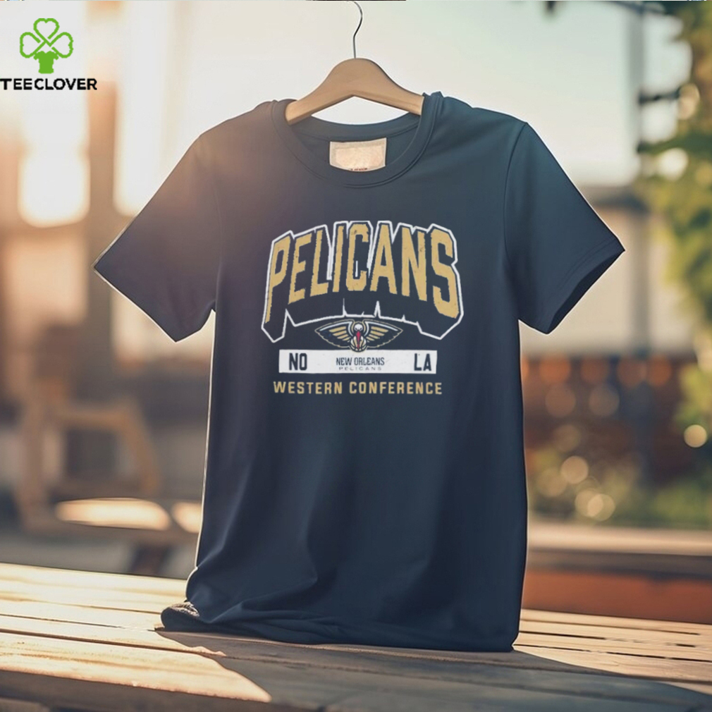 Branded Heather Navy New Orleans Pelicans Front Court Press Snow Wash Shirt Branded Heather Navy New Orleans Pelicans Front Court Press Snow Wash Shirt