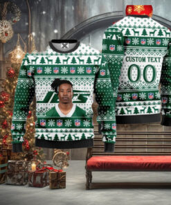 Brandin Echols New York Jets Custom Christmas Sweater