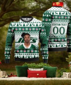Brandin Echols New York Jets Custom Christmas Sweater
