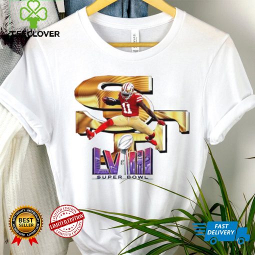 Brandon Aiyuk San Francisco 49ers super bowl LVIII shirt