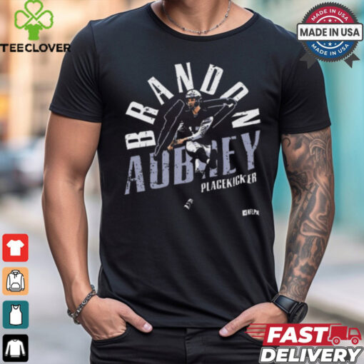 Brandon Aubrey Dallas Cowboys Placekicker Arch t shirt