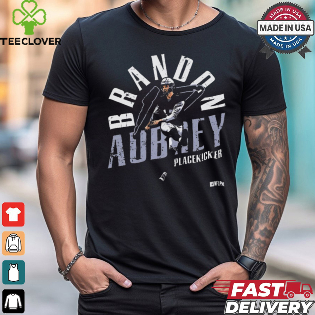 Brandon Aubrey Dallas Cowboys Placekicker Arch t shirt Brandon Aubrey Dallas Cowboys Placekicker Arch t shirt