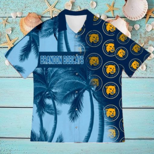 Brandon Bobcats Coconut Tree Aloha Hawaiian Shirt