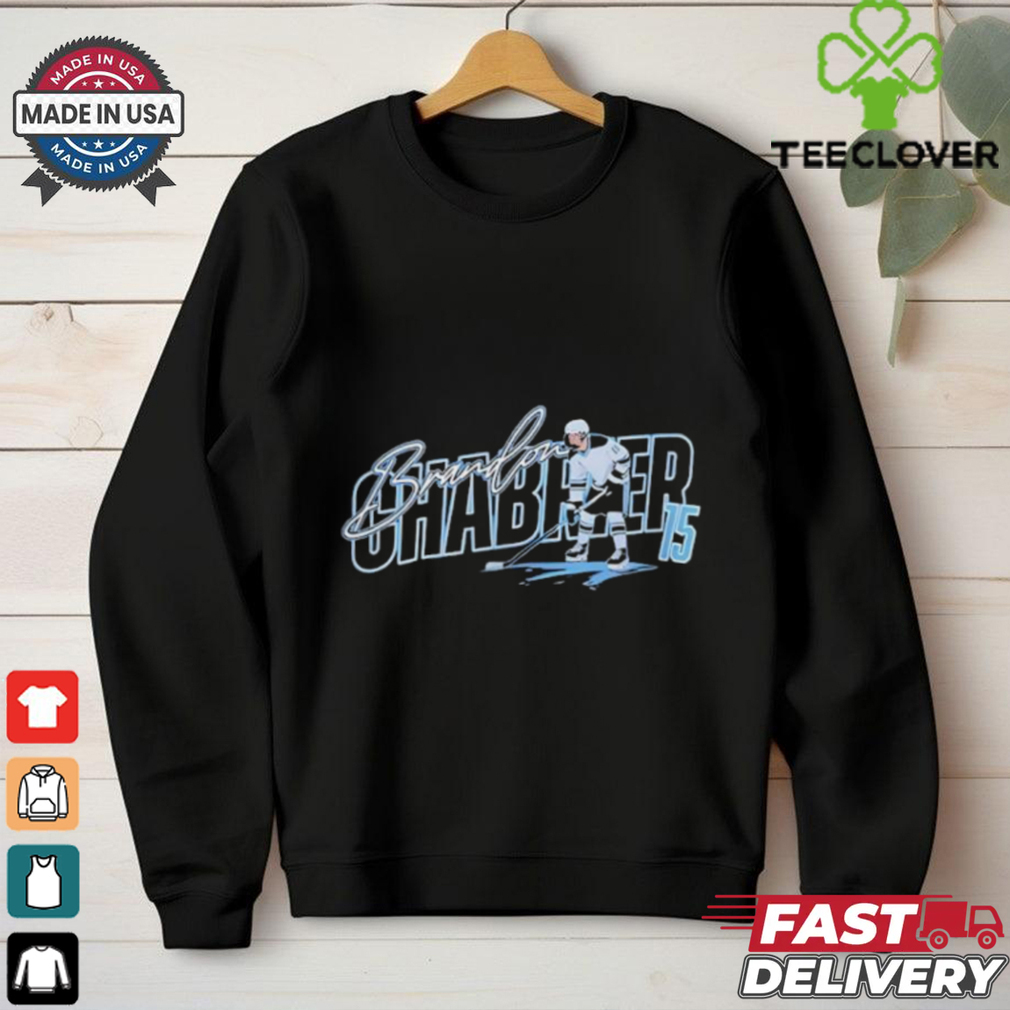 Brandon Chabrier Maine Black Bears Hockey No. 15 shirt Brandon Chabrier Maine Black Bears Hockey No. 15 shirt