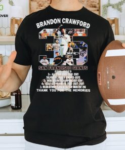 Brandon Crawford San Francisco Giants 2011 – 2023 Thank You For The Memories T Shirt