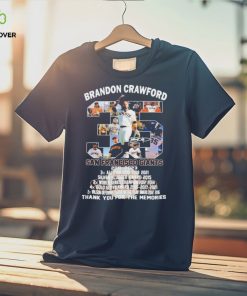 Brandon Crawford San Francisco Giants 2011 – 2023 Thank You For The Memories T Shirt