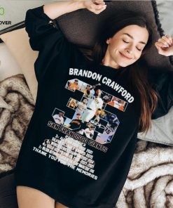 Brandon Crawford San Francisco Giants 2011 – 2023 Thank You For The Memories T Shirt