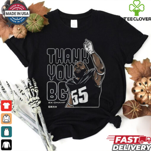 Brandon Graham Thank You BG 2x Champ Shirt