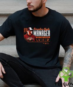 Brandon Hyde Baltimore Orioles 2023 Al Manager Of The Year T Shirt