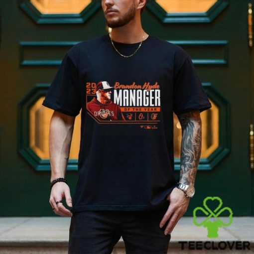 Brandon Hyde Baltimore Orioles 2023 Al Manager Of The Year T Shirt