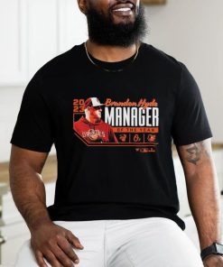 Brandon Hyde Baltimore Orioles Fanatics Branded 2023 AL Manager of the Year T Shirt