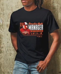 Brandon Hyde Baltimore Orioles Fanatics Branded 2023 AL Manager of the Year T Shirt