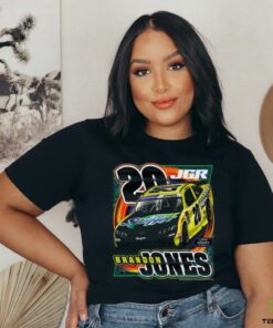 Brandon Jones Joe Gibbs Racing Team Collection Charcoal Menards Car T Shirt