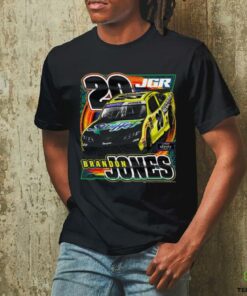 Brandon Jones Joe Gibbs Racing Team Collection Charcoal Menards Car T Shirt
